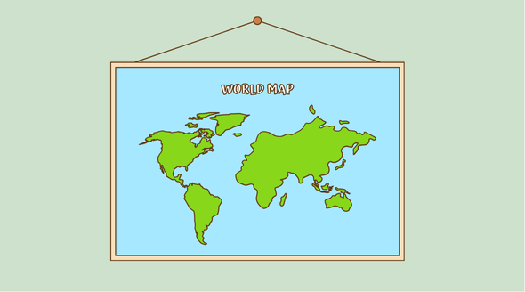 image of world map